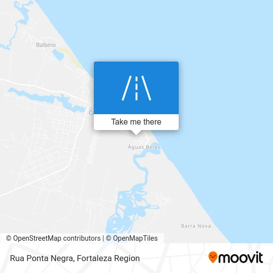 Rua Ponta Negra map