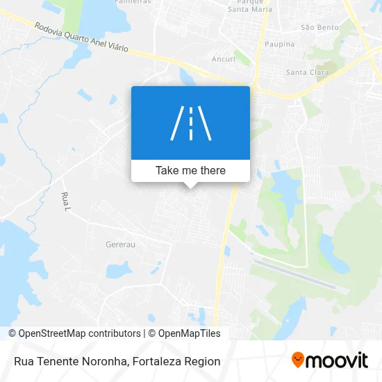 Rua Tenente Noronha map