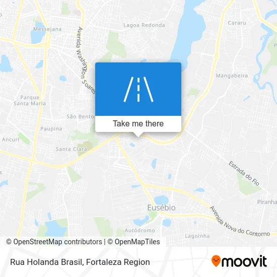 Rua Holanda Brasil map