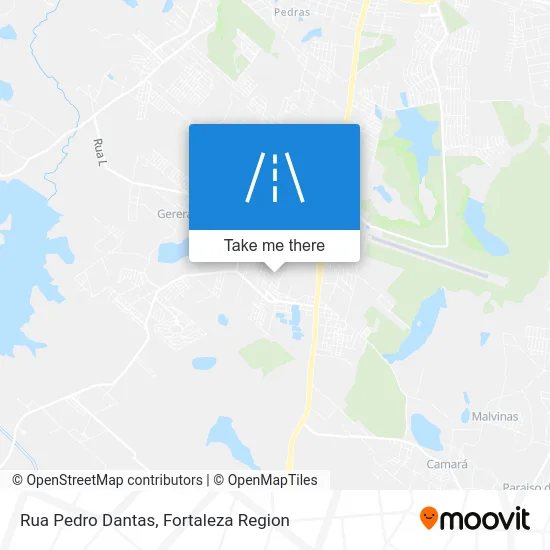 Rua Pedro Dantas map