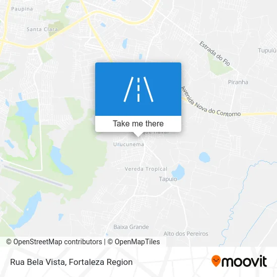 Rua Bela Vista map