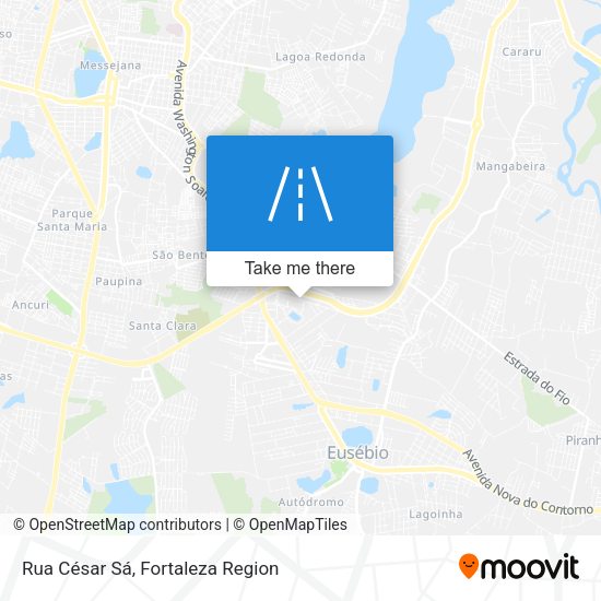 Rua César Sá map