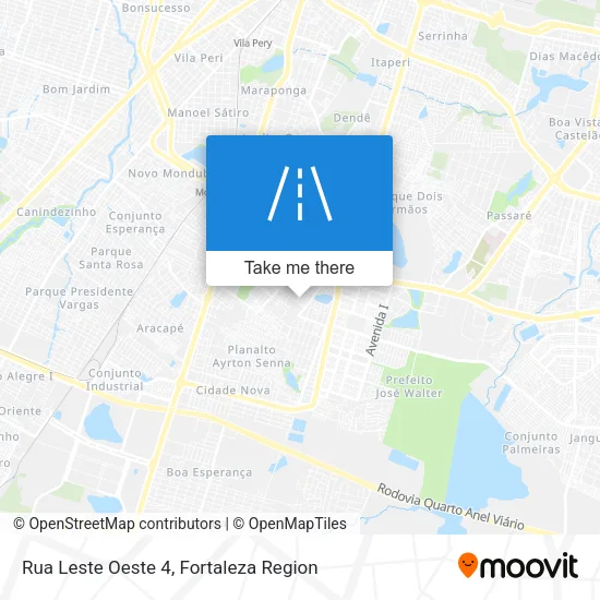 Rua Leste Oeste 4 map