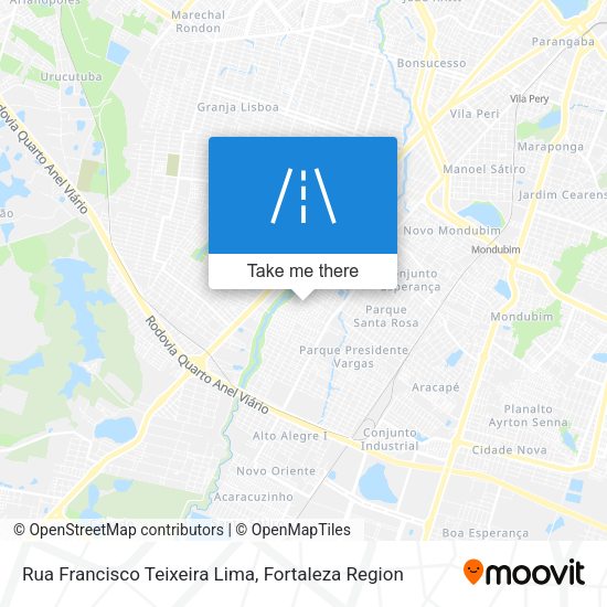 Rua Francisco Teixeira Lima map