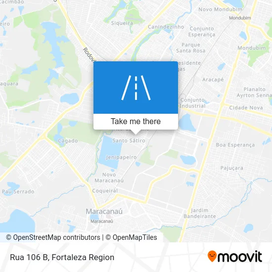 Rua 106 B map