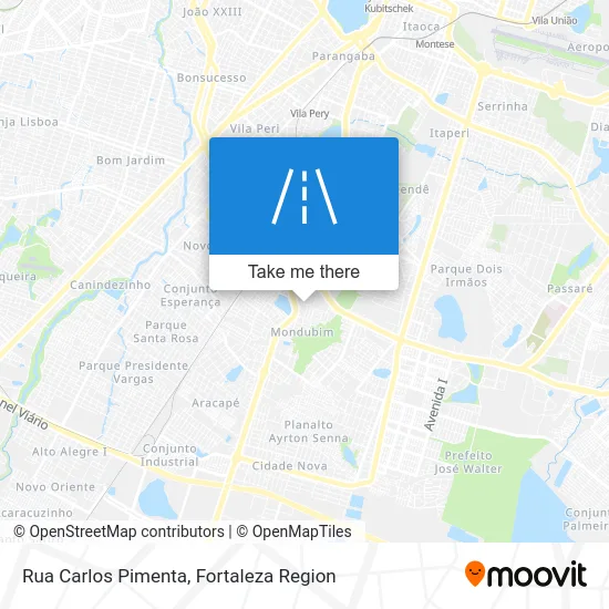 Rua Carlos Pimenta map