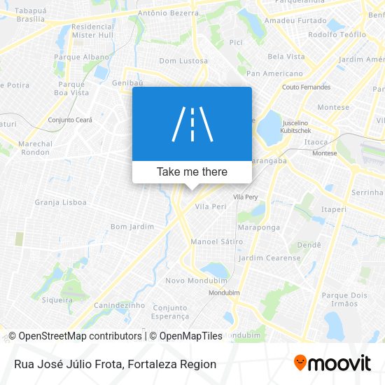 Rua José Júlio Frota map