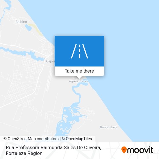Rua Professora Raimunda Sales De Oliveira map