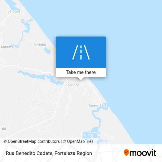 Rua Benedito Cadete map