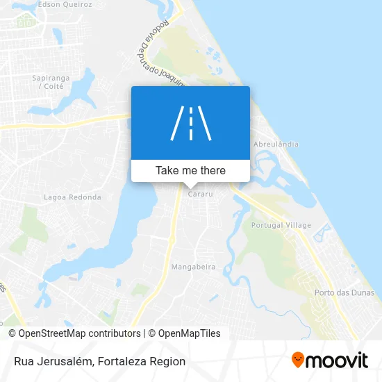 Rua Jerusalém map