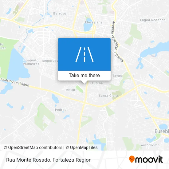 Rua Monte Rosado map