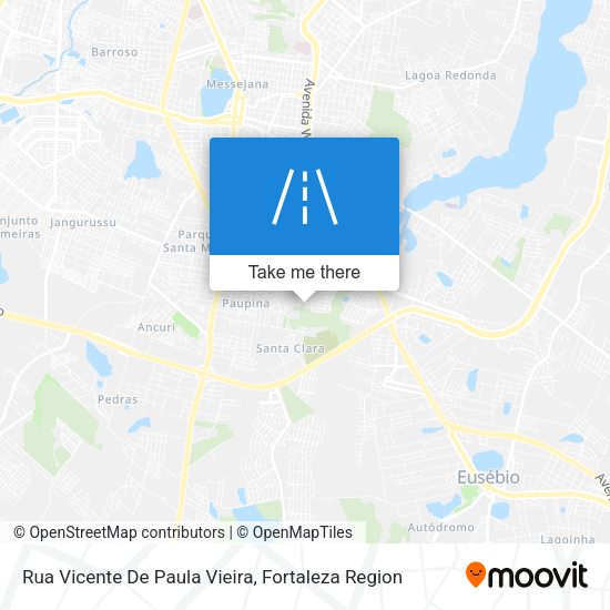 Rua Vicente De Paula Vieira map