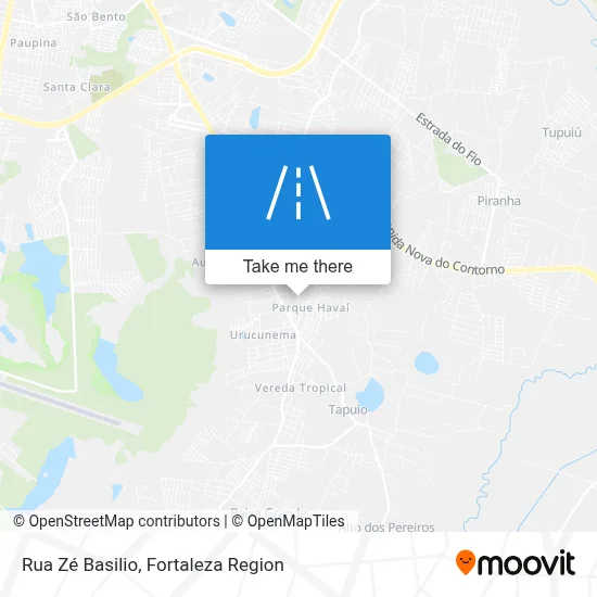 Rua Zé Basilio map