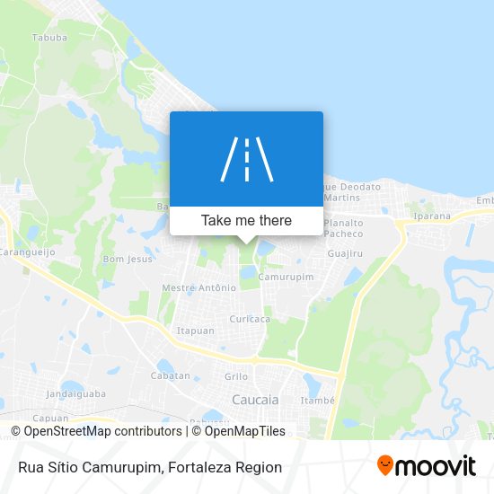 Rua Sítio Camurupim map