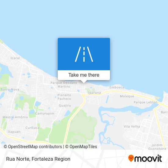 Rua Norte map