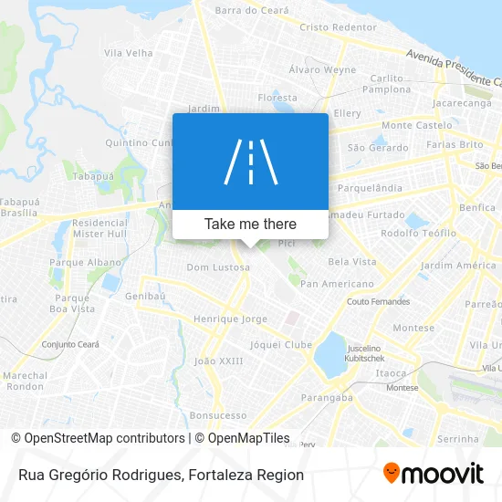Rua Gregório Rodrigues map