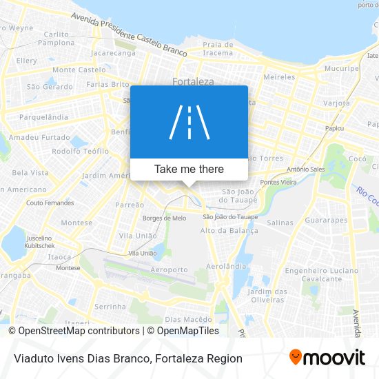 Viaduto Ivens Dias Branco map