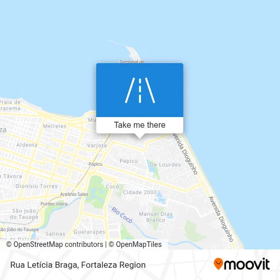 Rua Letícia Braga map
