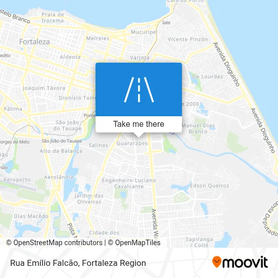 Rua Emílio Falcão map