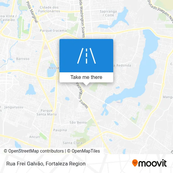 Rua Frei Galvão map