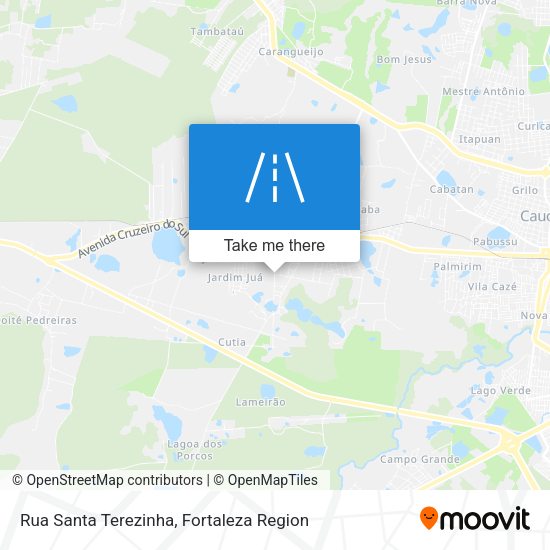 Rua Santa Terezinha map