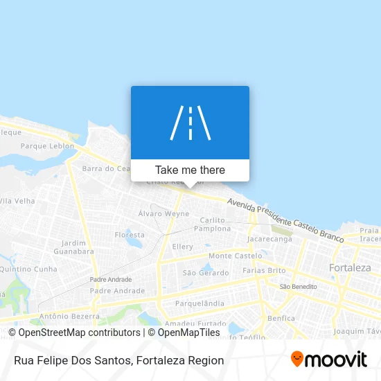 Rua Felipe Dos Santos map