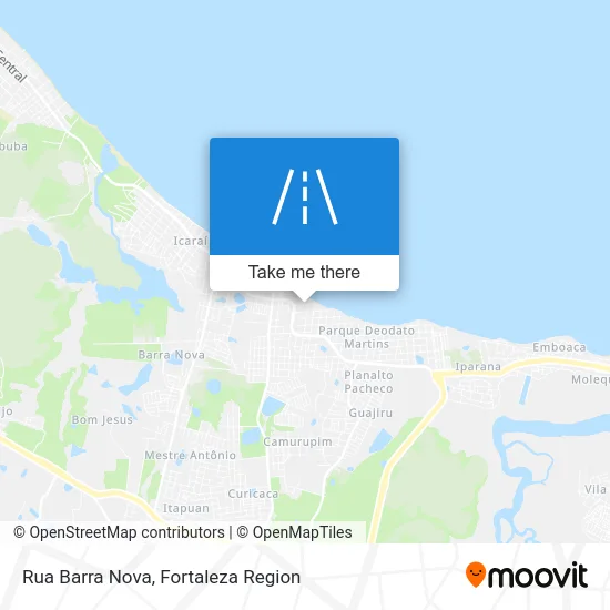 Rua Barra Nova map