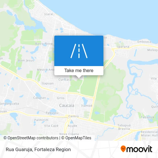 Rua Guaruja map