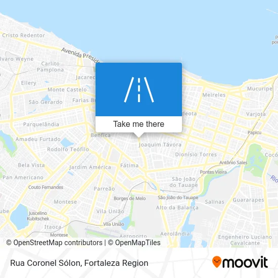 Rua Coronel Sólon map