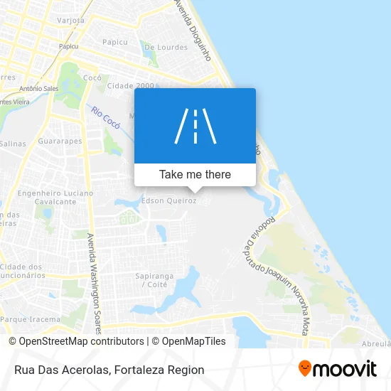 Rua Das Acerolas map