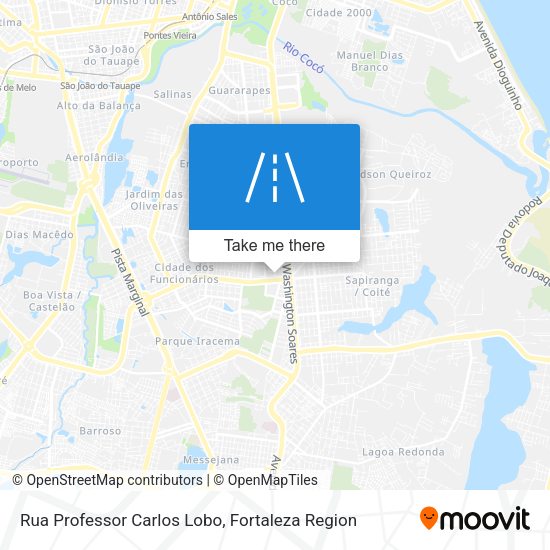 Rua Professor Carlos Lobo map