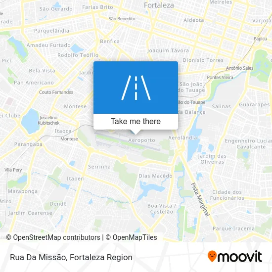 Rua Da Missão map