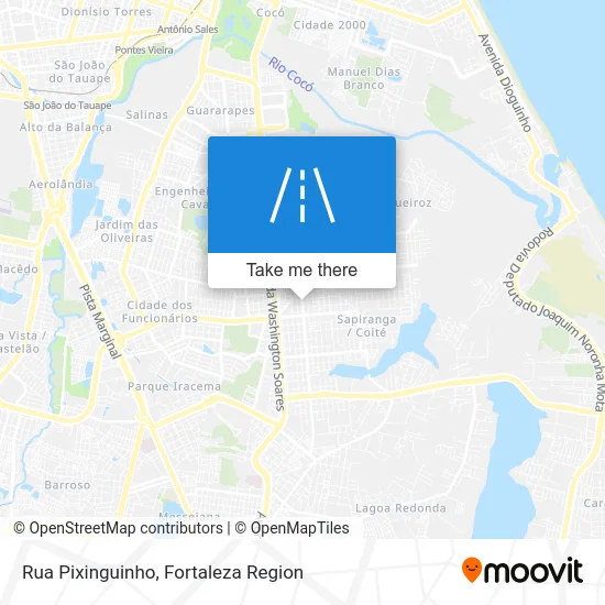 Rua Pixinguinho map
