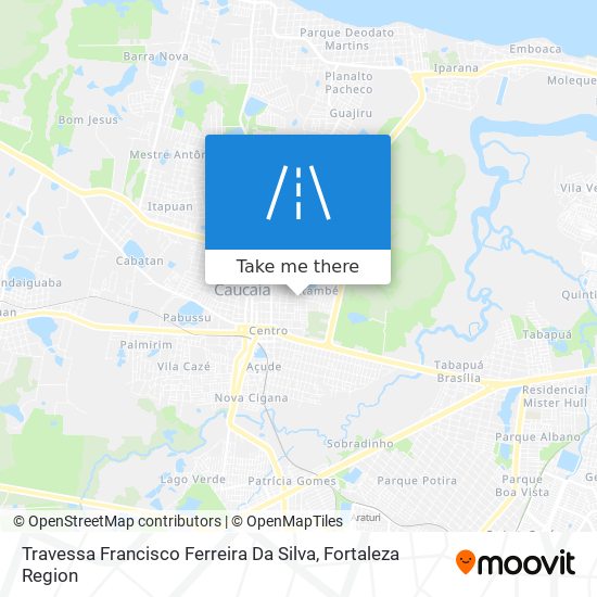 Mapa Travessa Francisco Ferreira Da Silva