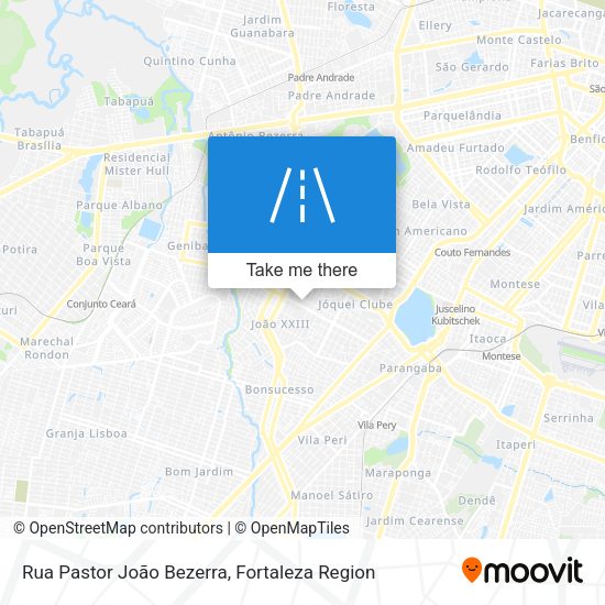 Rua Pastor João Bezerra map