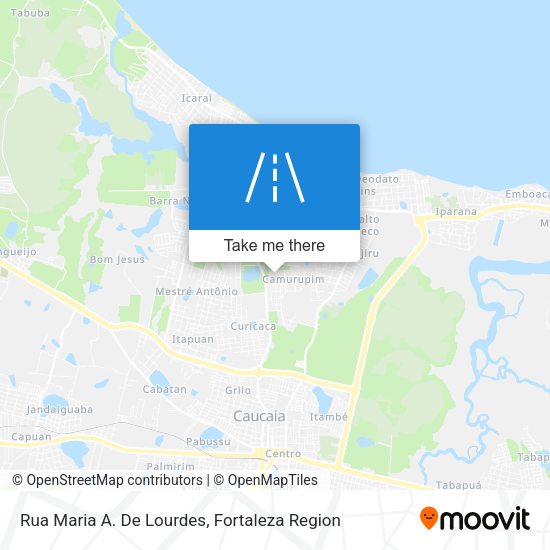 Rua Maria A. De Lourdes map