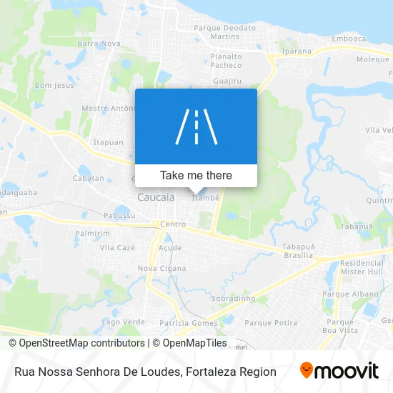 Rua Nossa Senhora De Loudes map