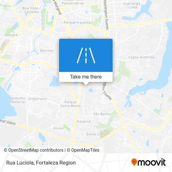 Rua Luciola map