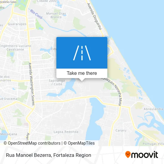 Rua Manoel Bezerra map