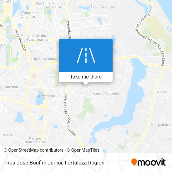 Rua José Bonfim Júnior map