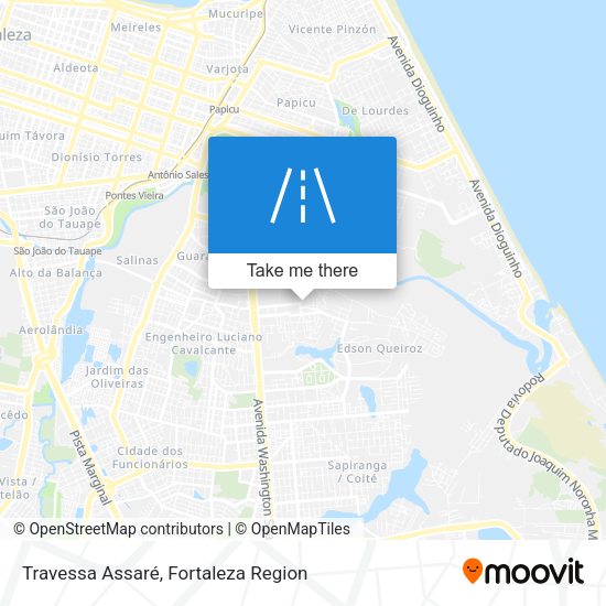 Travessa Assaré map