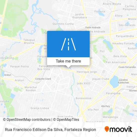 Rua Francisco Edílson Da Silva map
