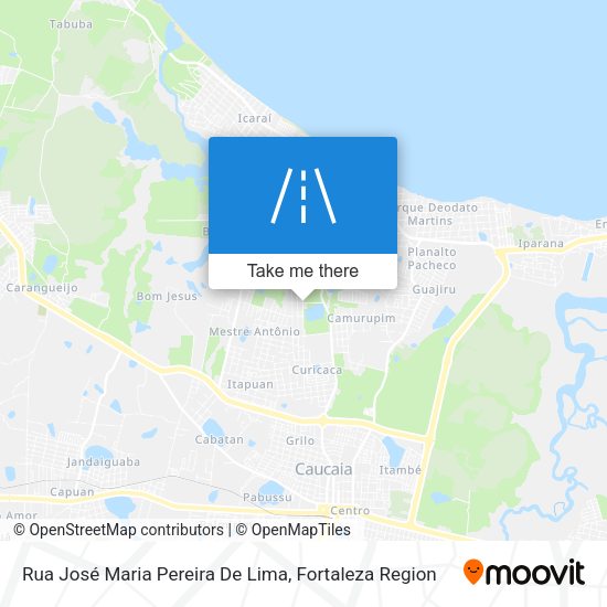 Rua José Maria Pereira De Lima map