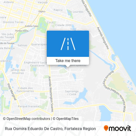 Rua Osmira Eduardo De Castro map