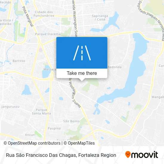 Rua São Francisco Das Chagas map