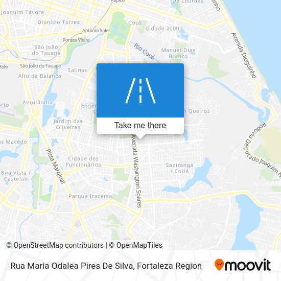 Rua Maria Odalea Pires De Silva map