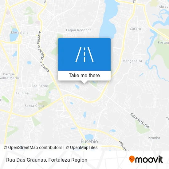 Rua Das Graunas map