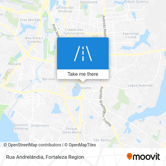 Rua Andrelándia map