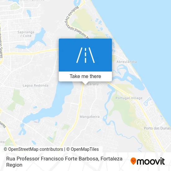 Rua Professor Francisco Forte Barbosa map