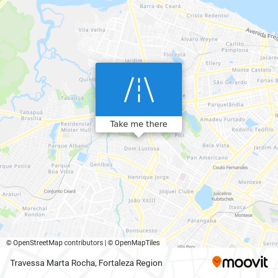 Mapa Travessa Marta Rocha